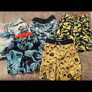 Boys (kids) swimsuit bottoms bundle